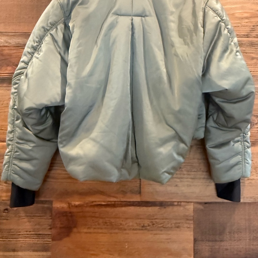 Shoreditch Ski Club Nwt Olive Green Bomber Jacket For Women — image 4 of 8